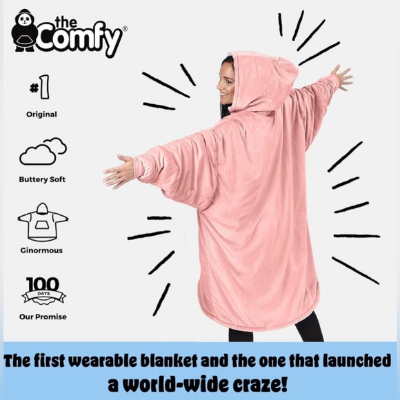 ‘The Comfy’ Oversized Blanket NWOT - Picture 6 of 8